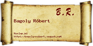 Bagoly Róbert névjegykártya